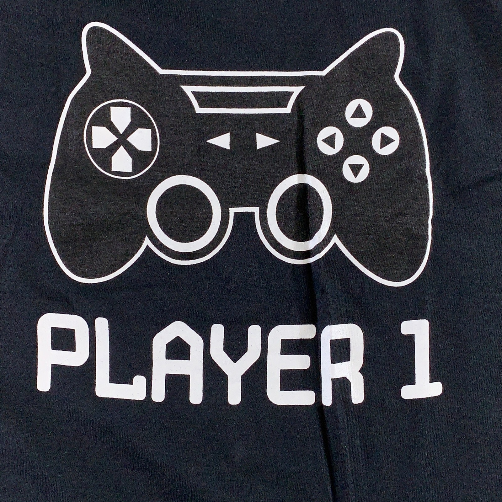 Adult XL & Newborn Gaming Player One Player Two Fun T-Shirt & Bodysuit Set New gallery
