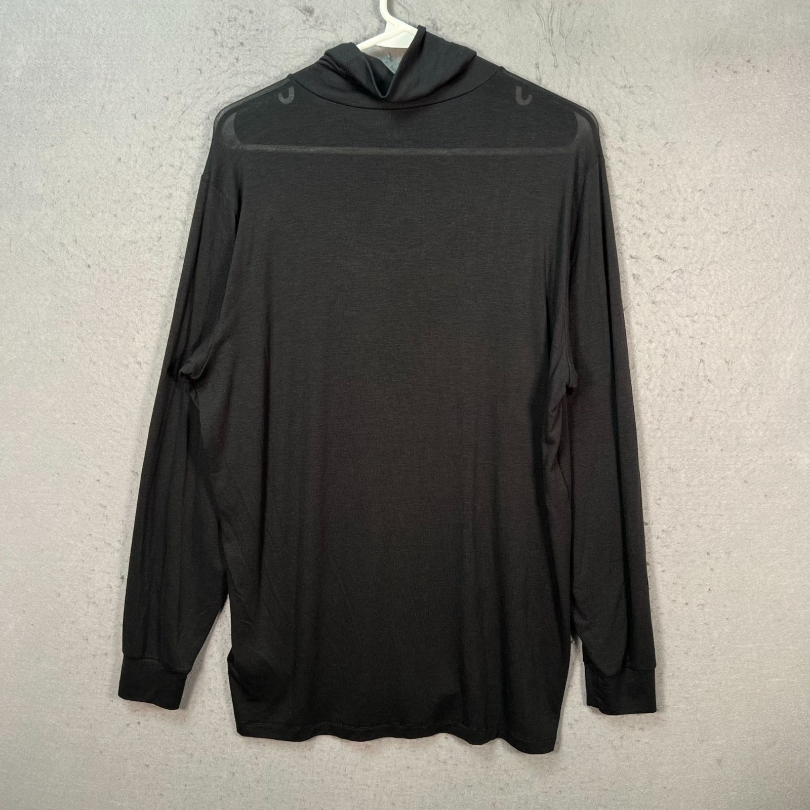 Uniqlo C Heattech Extra Warm Black Long Sleeve Turtleneck T Shirt Mens Large gallery