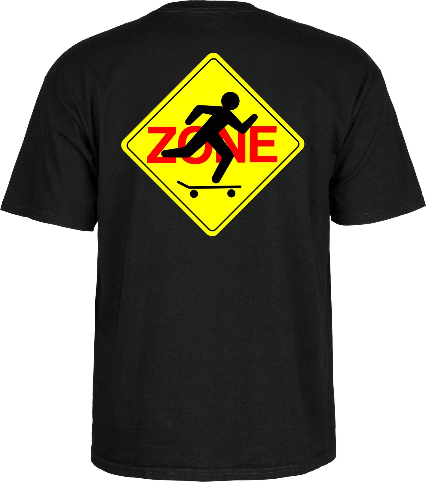 Powell Peralta SKATE ZONE Skateboard T Shirt BLACK gallery