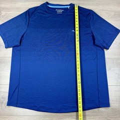 Tommy Bahama Island Zone Performance Short Sleeve T-Shirt Men’s 3XL Blue Heather