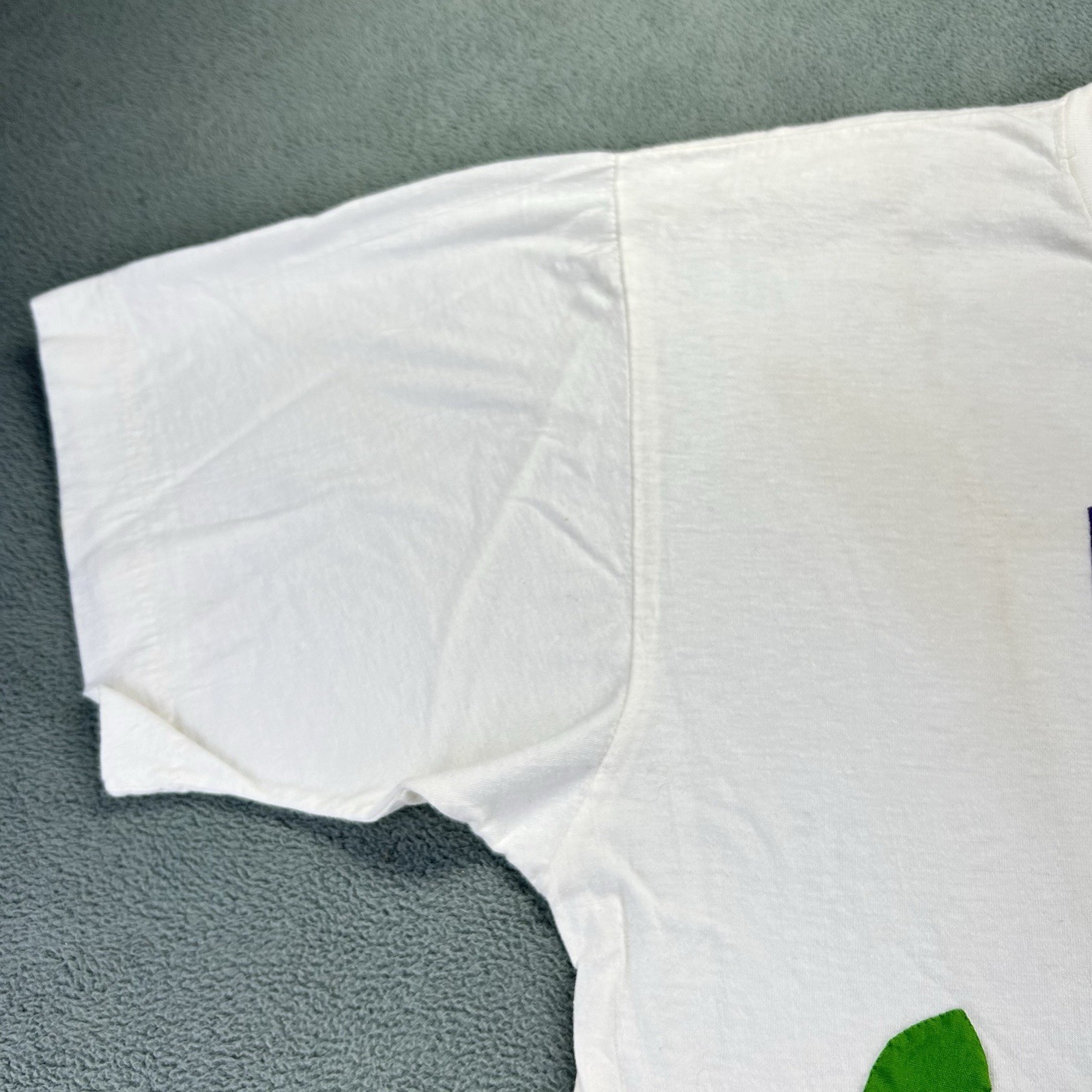 Vintage 1960’s Hanes T Shirt XL Pamana Island Parrot Embroidered Quilted Bird gallery