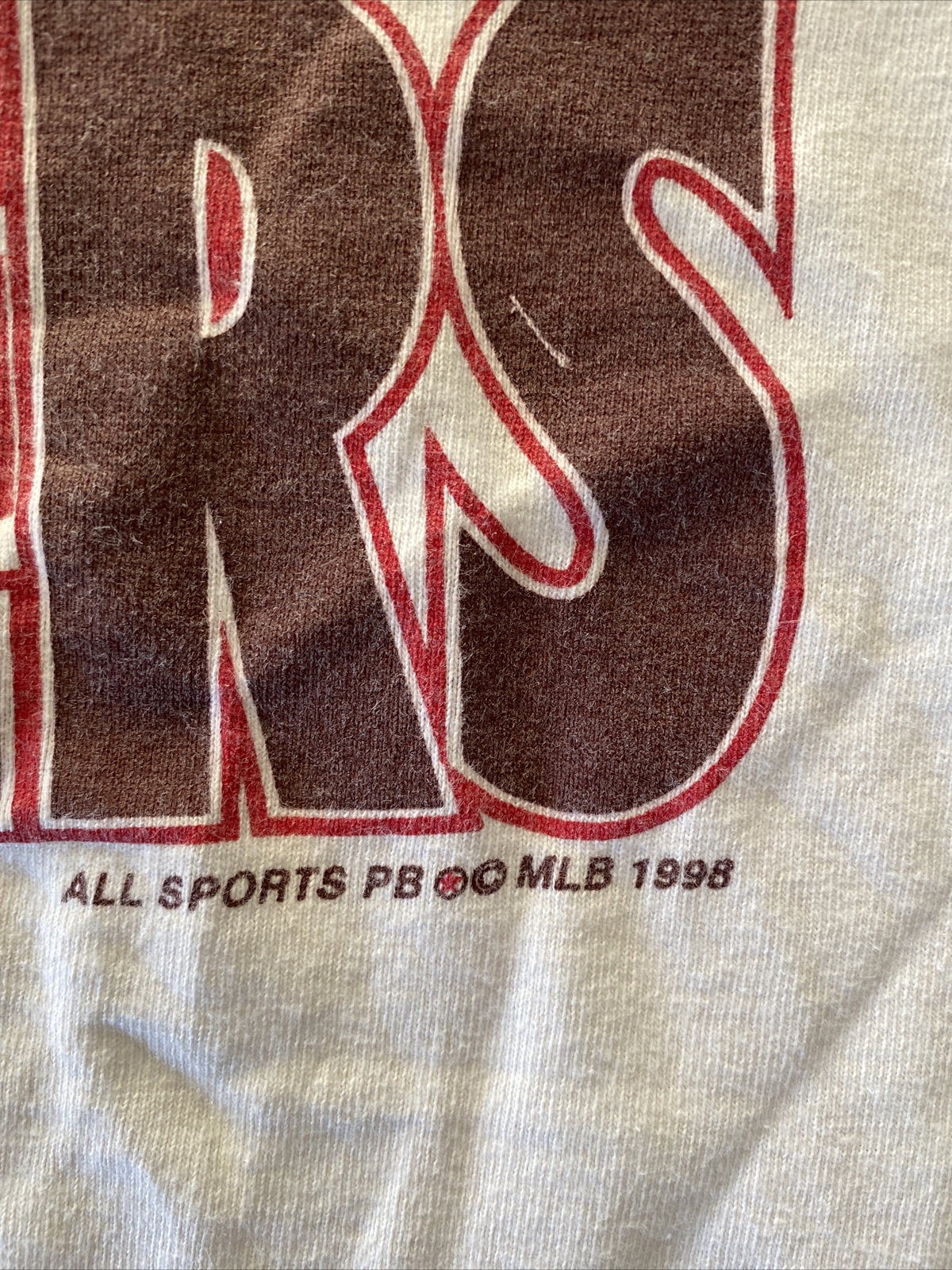 Vintage Lowell Spinners Shirt Men Sz XL Go Spinners Graphic Tee MLB 1998 RARE gallery