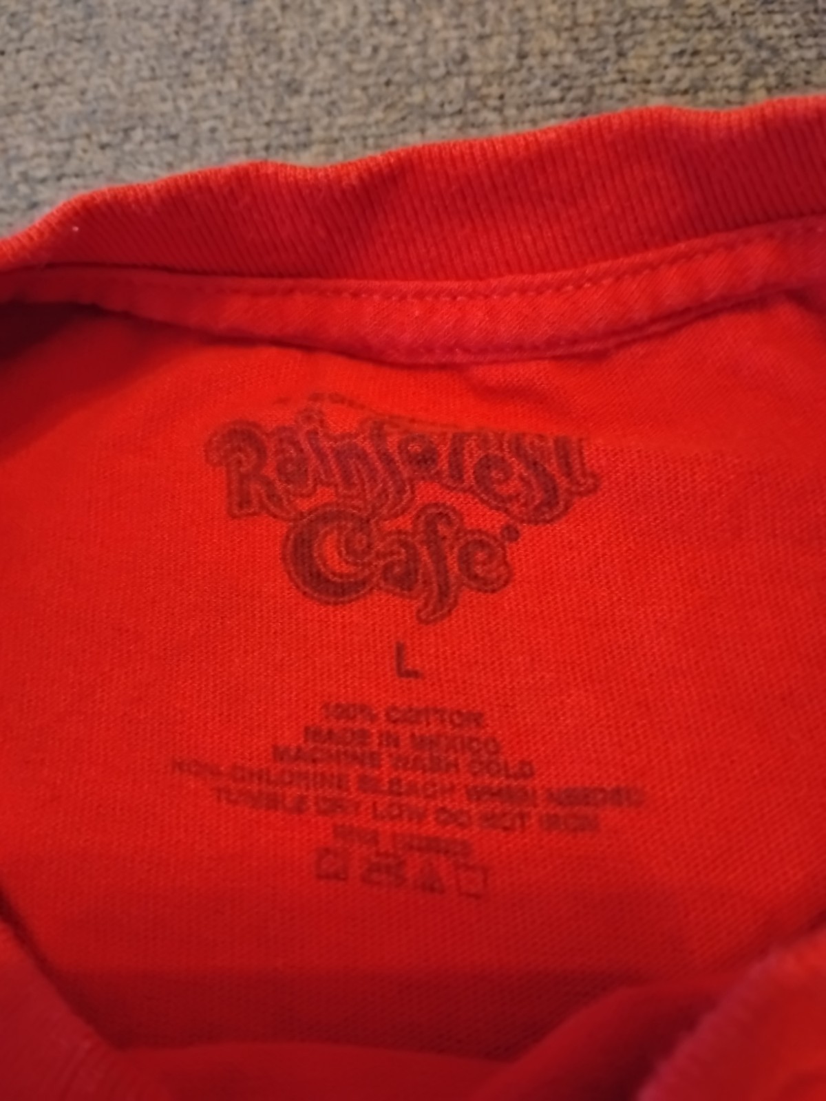 Rainforest Cafe Shirt Large Original Tree Hugger gallery