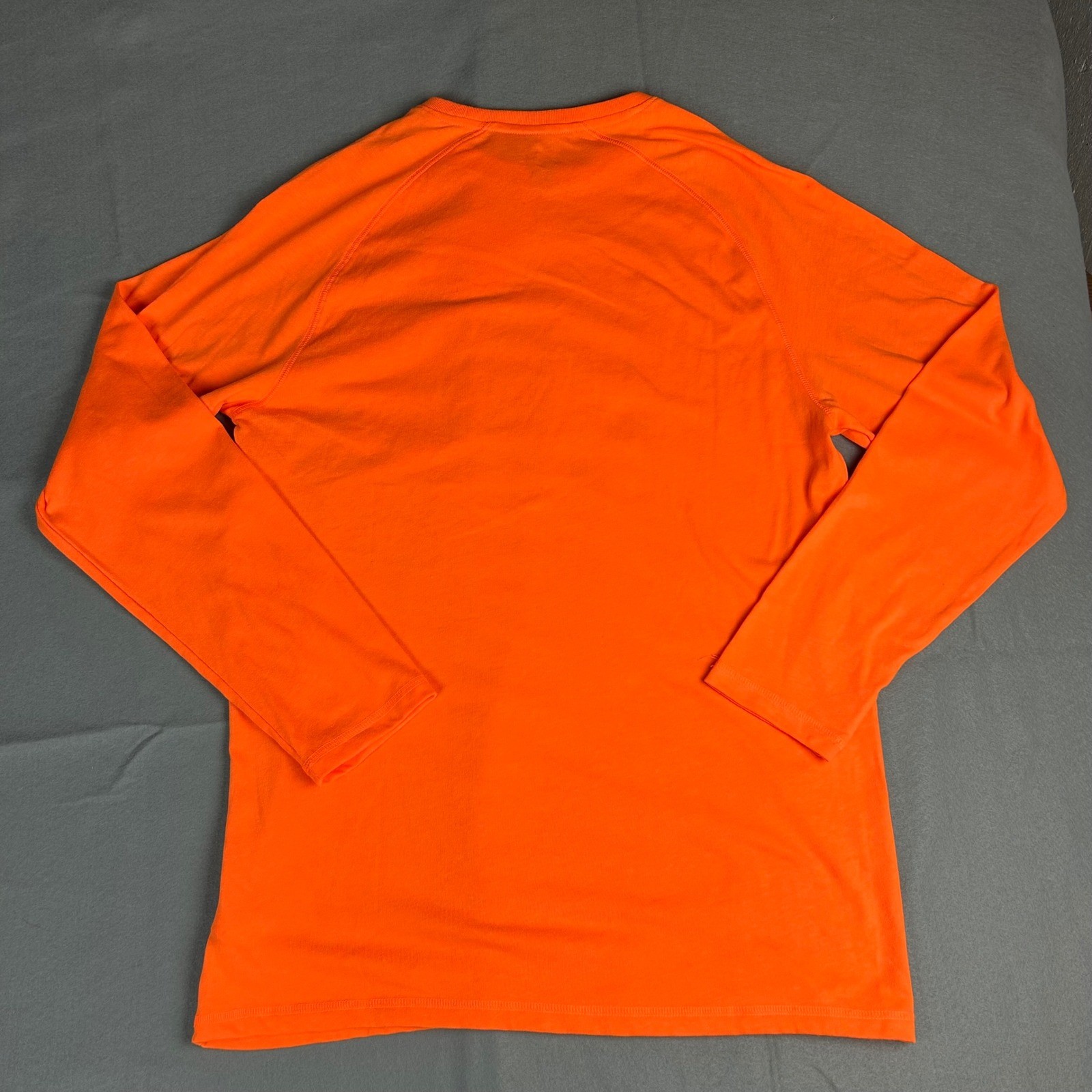 Dickies Performance Shirt Mens Medium Orange Temp-iQ Cooling Long Sleeve Pocket gallery