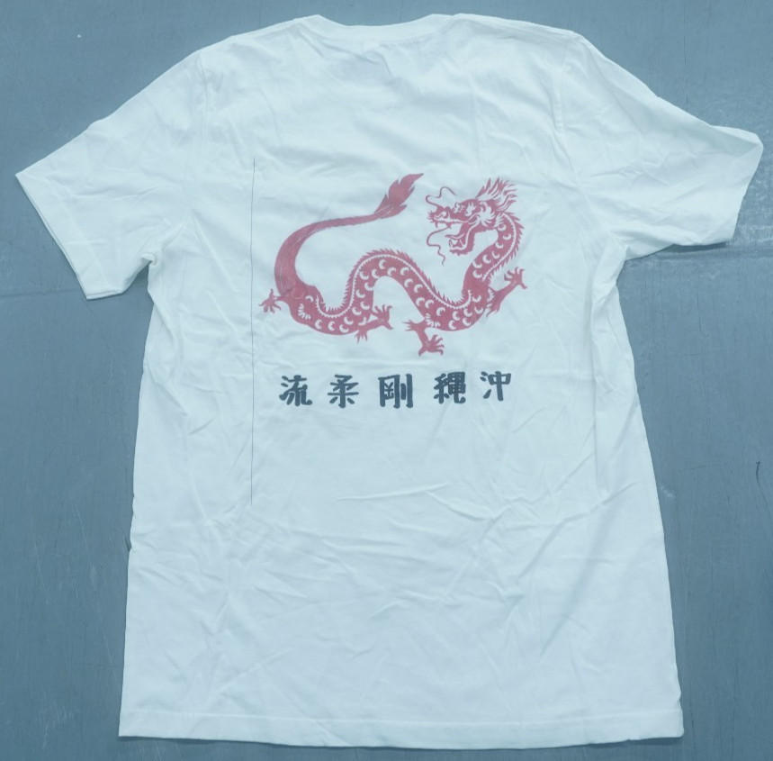 RONNIE VAN CLIEF CHINESE GOJU KUNG FU DRAGON LOGO GRAPHIC T-SHIRT SIZE LARGE gallery