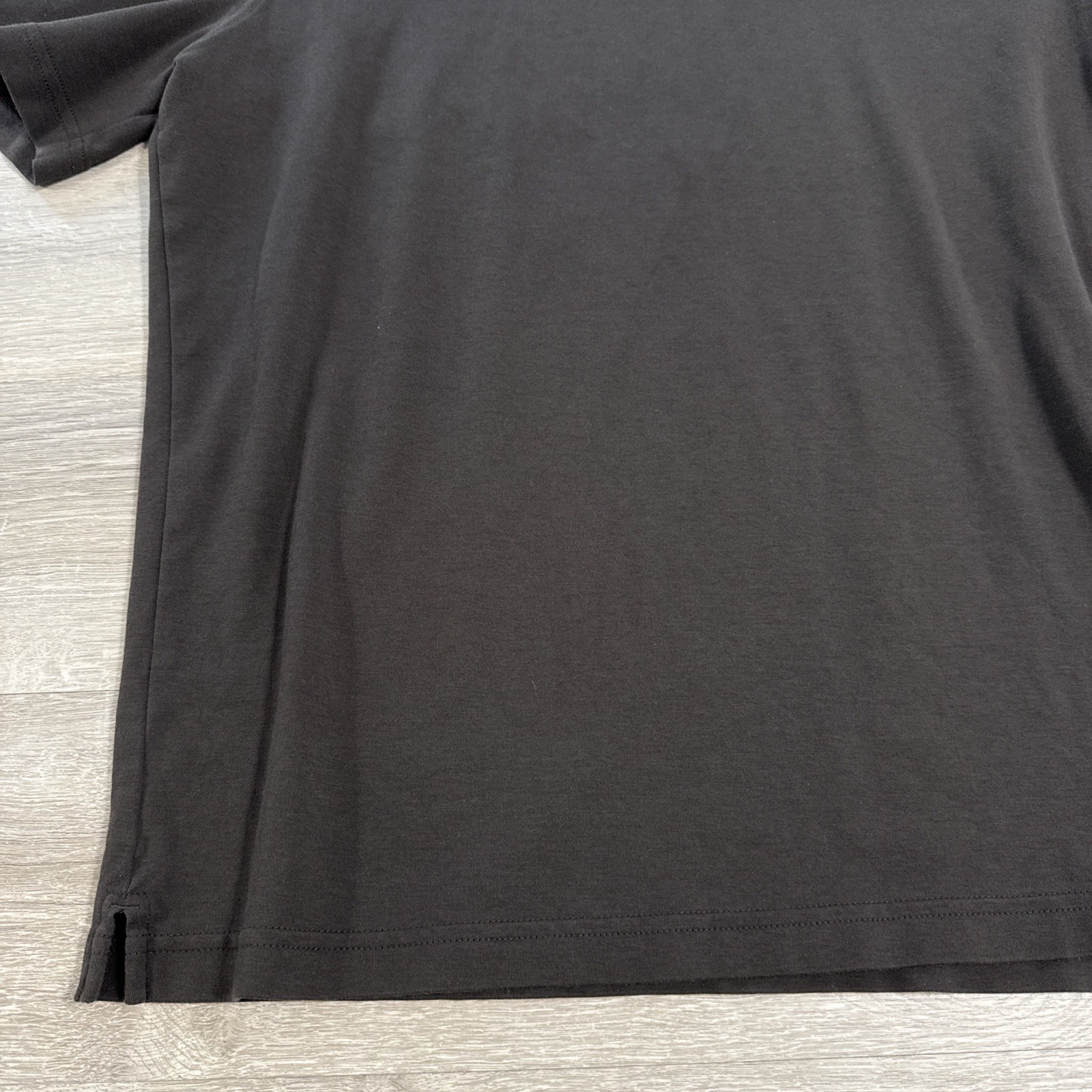 Kirkland Signature Shirt Men's XL Black Pima Cotton Basic Solid Tee gallery