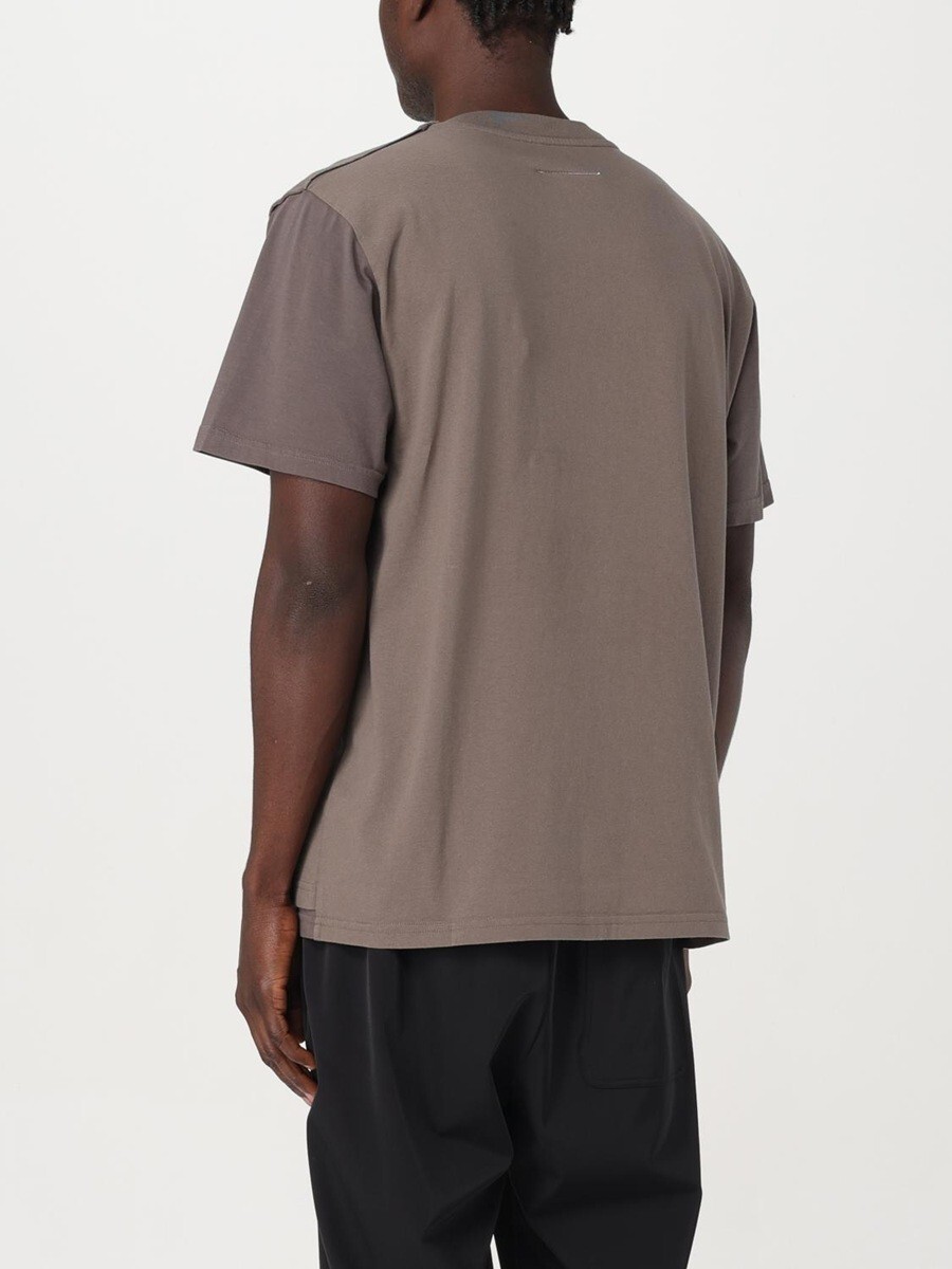 NW maison margiela MM6 Logo Printed Crewneck T-Shirt SH0GC0001STJ391 brown kaki gallery