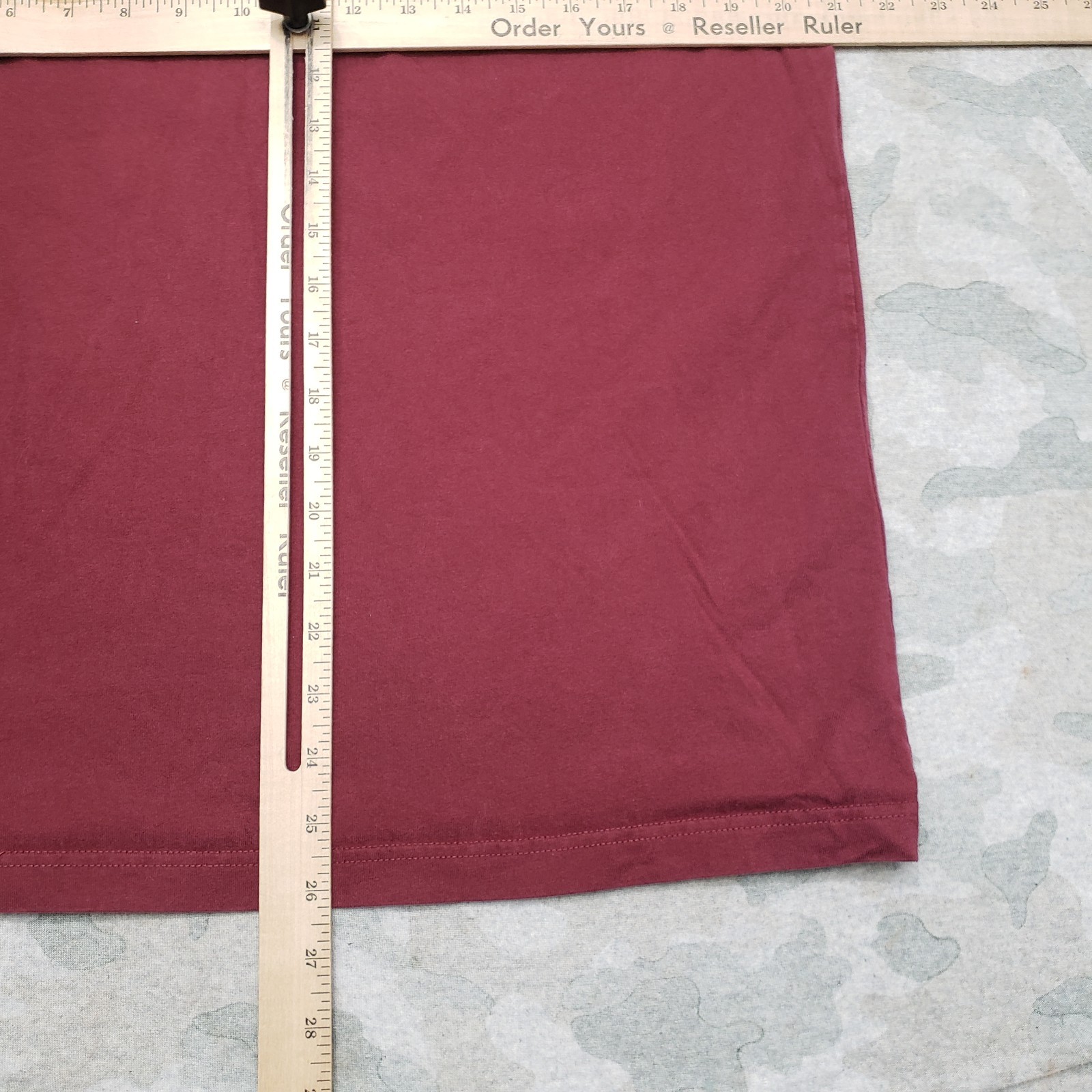 L.L. Bean Henley Shirt Mens Medium Red Long Sleeve gallery