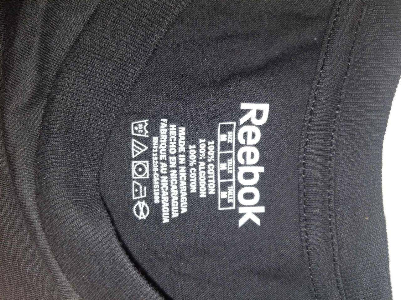 NEW Las Vegas UFC Adult Mens Unisex Sizes M-L Black Reebok Shirt gallery