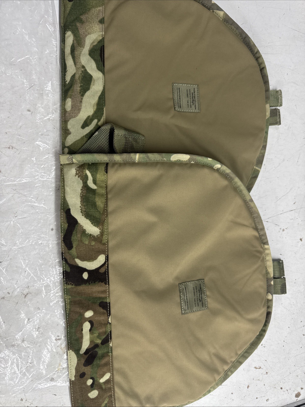 NEW BRITISH ARMY MTP VIRTUS V2 SHOULDER UPPER ARMS BODY ARMOUR WITH FILLERS