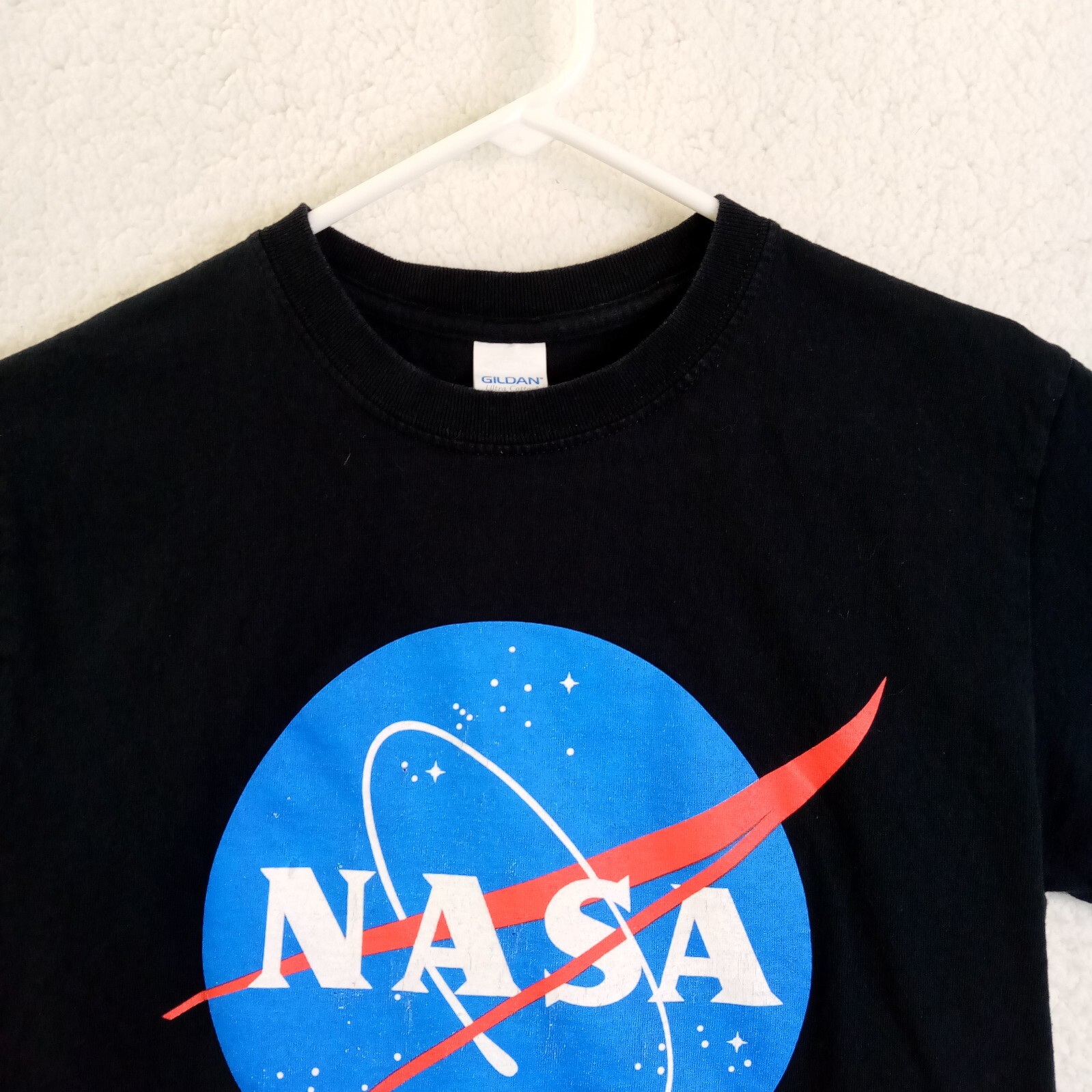 NASA T-Shirt Adult Small Short Sleeve Black Gildan gallery