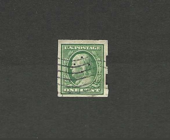 H8 USA Schermack with “diamond”  control perfin coil scarce private perforation