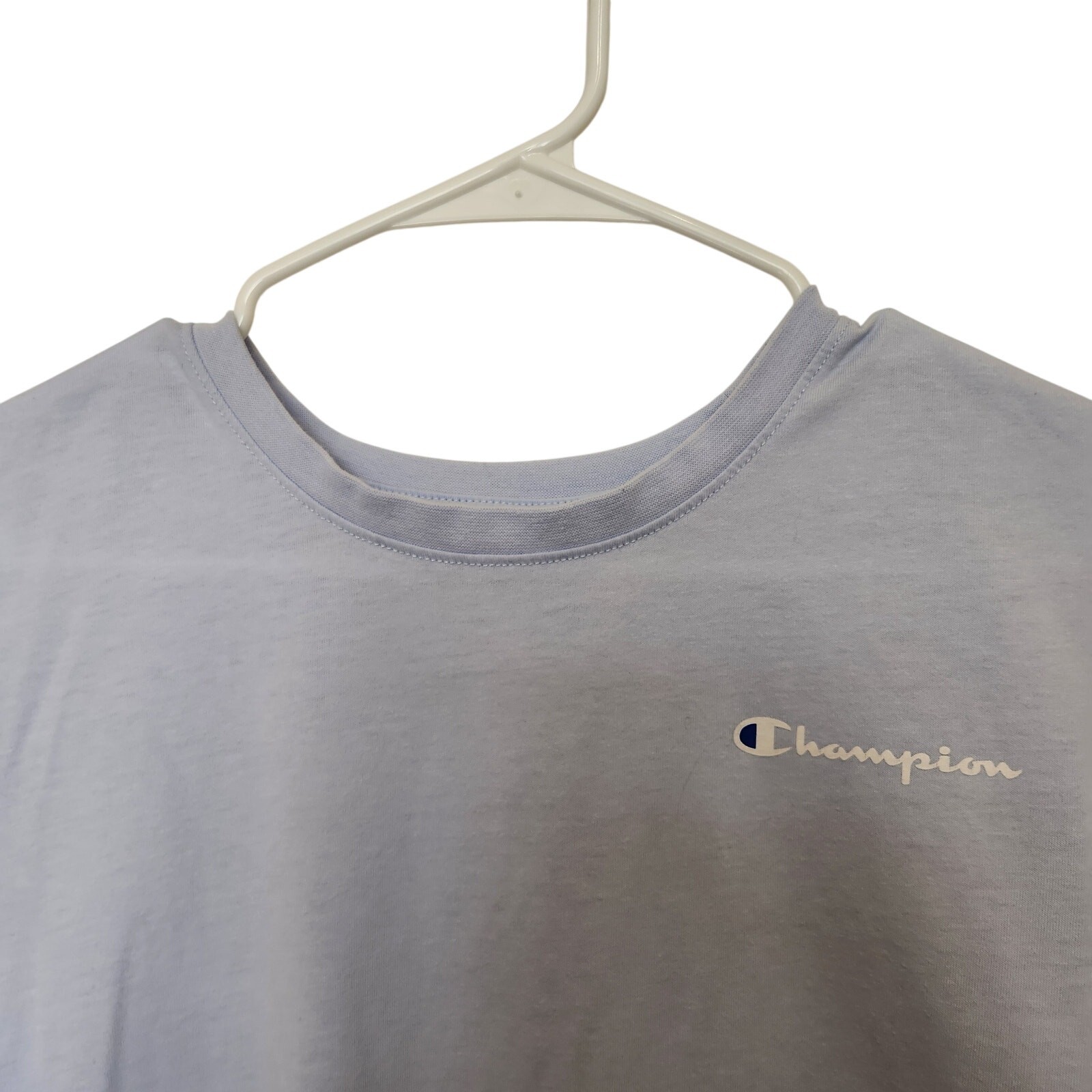 Champion Soft Periwinkle Purple Classic Short Sleeve Crewneck Casual Tee Medium gallery