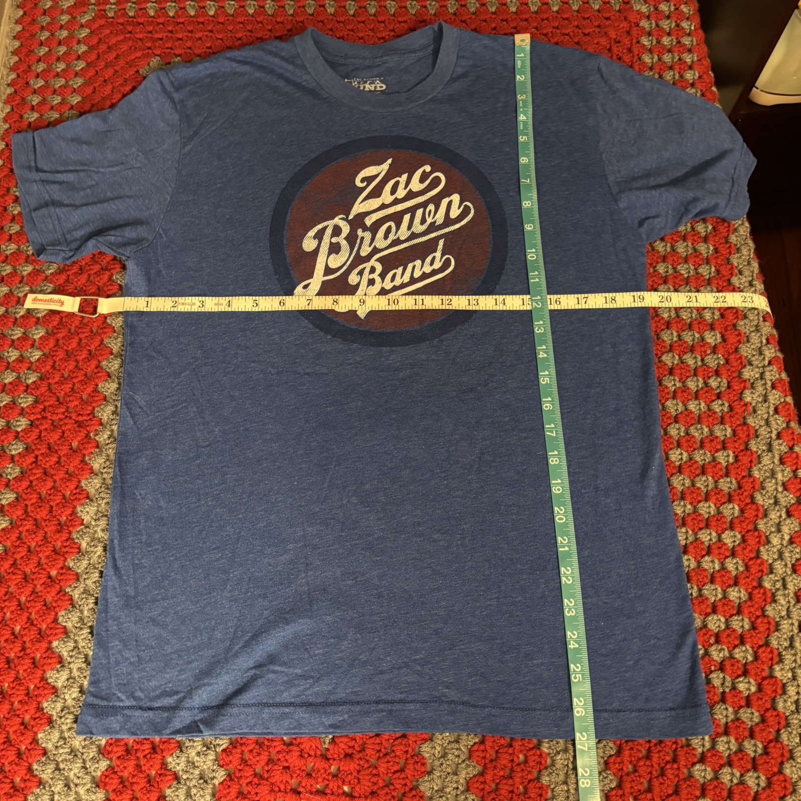 Zac Brown Band Jekyll And Hyde Tour 2015 Blue Graphic T-shirt Size M Country gallery