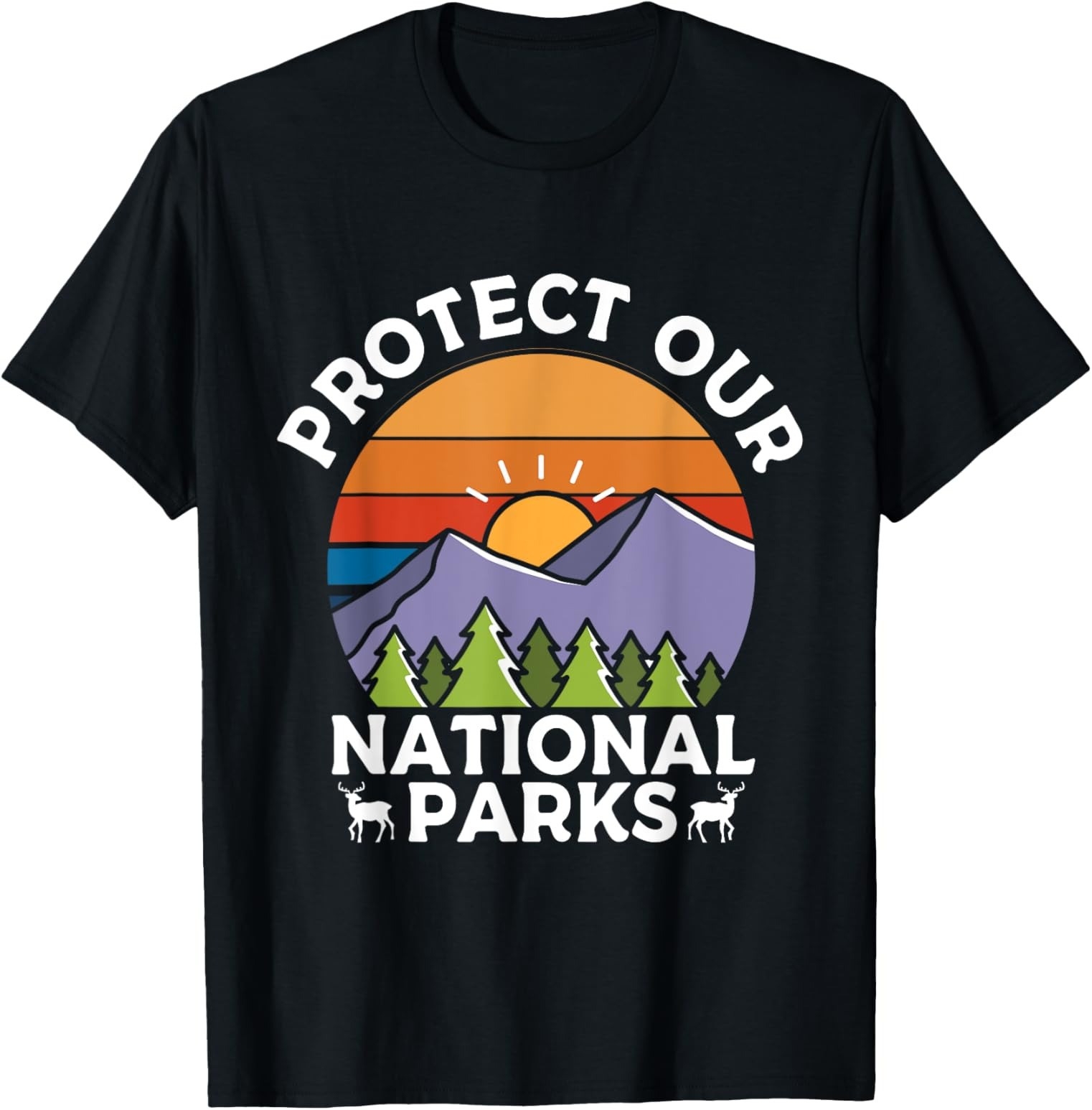 2026/Protect Our National Parks Hiking Camping Souvenir Casua T-Shirt gallery