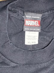 Vintage Y2K Marvel Mad Engine Punisher Logo Shirt XL very Clean