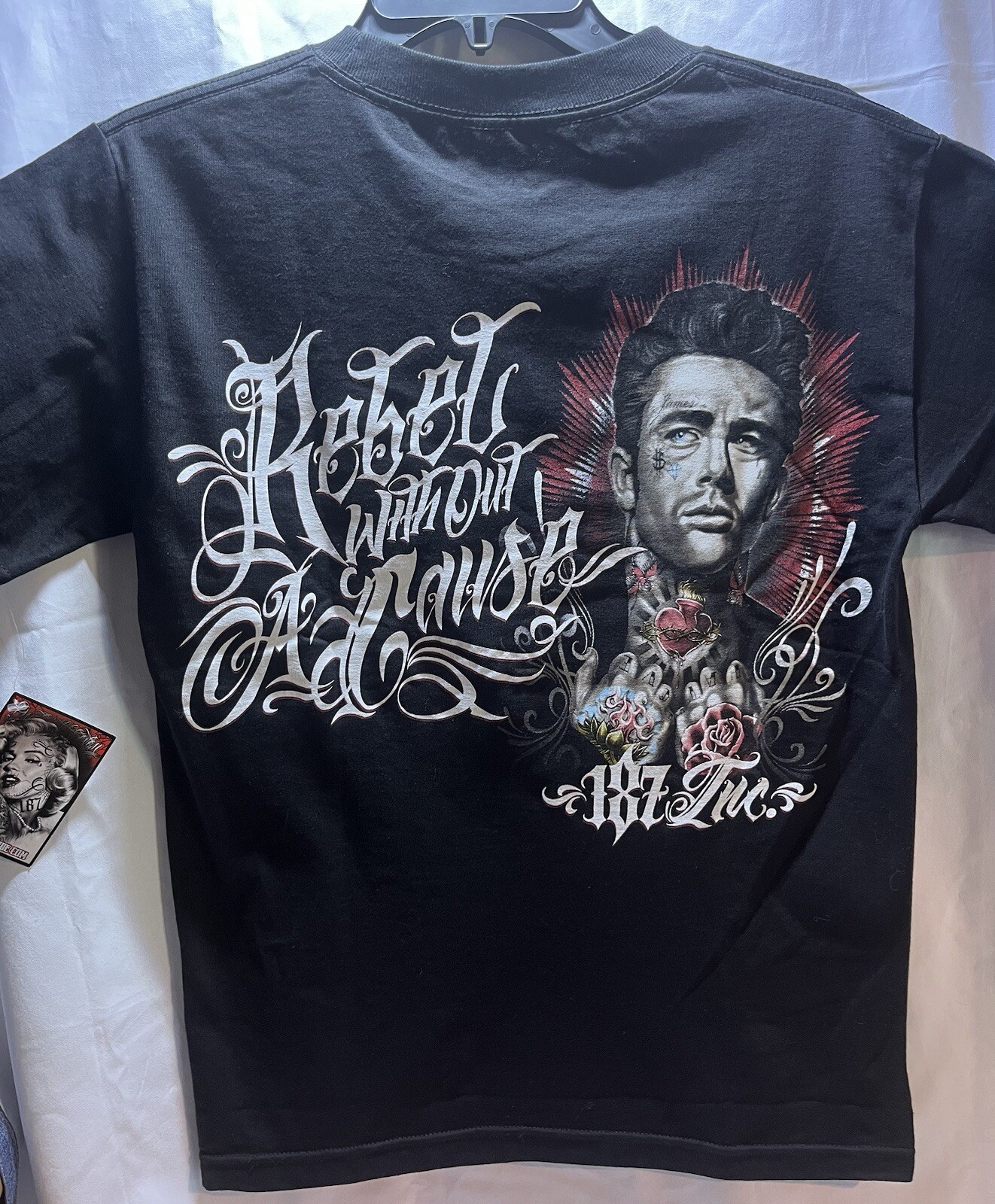 James Dean Rebel Without a Cause 187 One Eight Seven T-shirt size: Small gallery