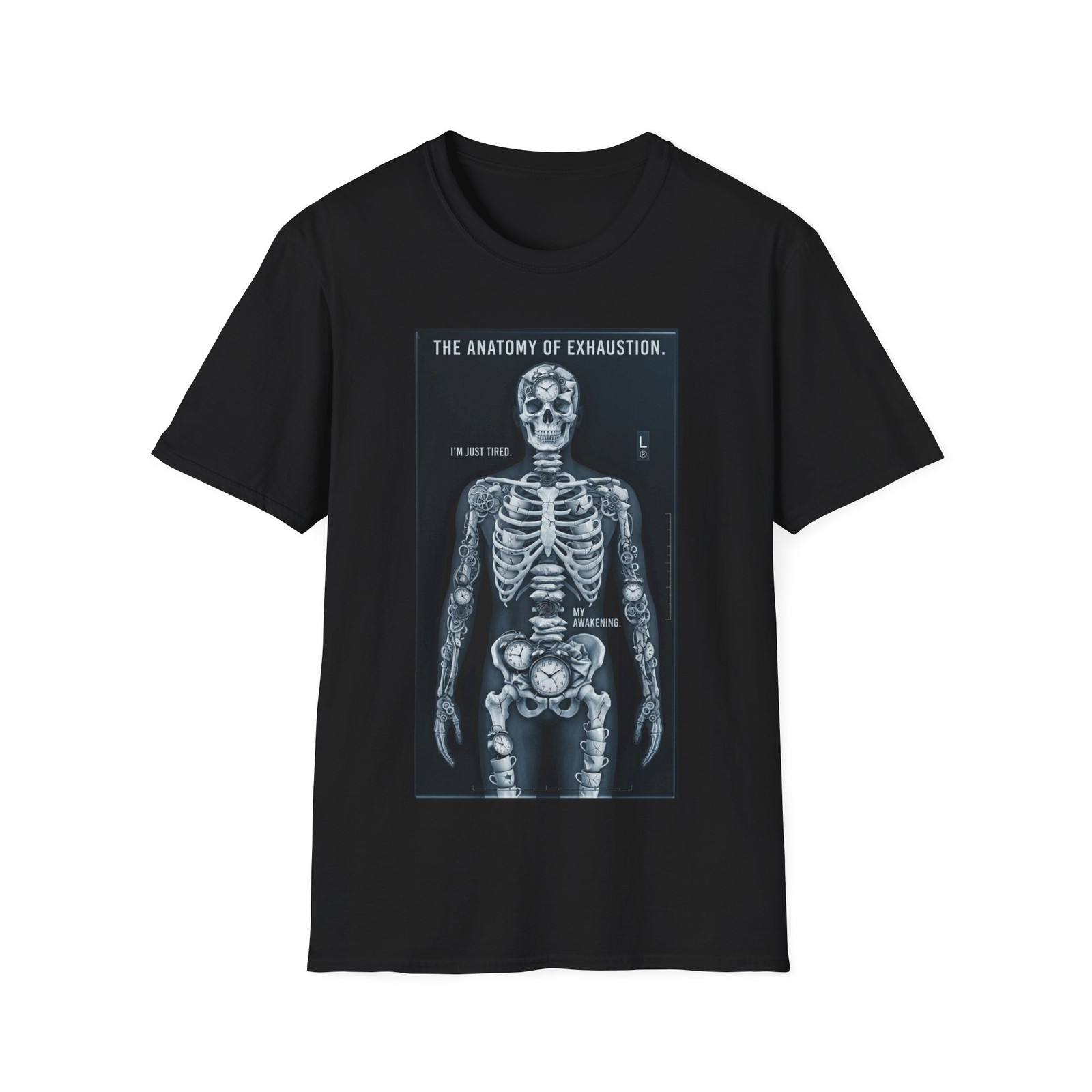 The Anatomy of Exhaustion X-Ray Skeleton T-Shirt | I’m Just Tired
