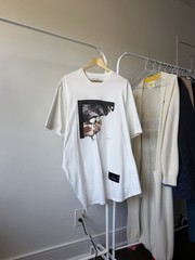 JULIUS Draped SS 2023 White Graphic Shirt Leaked Tee