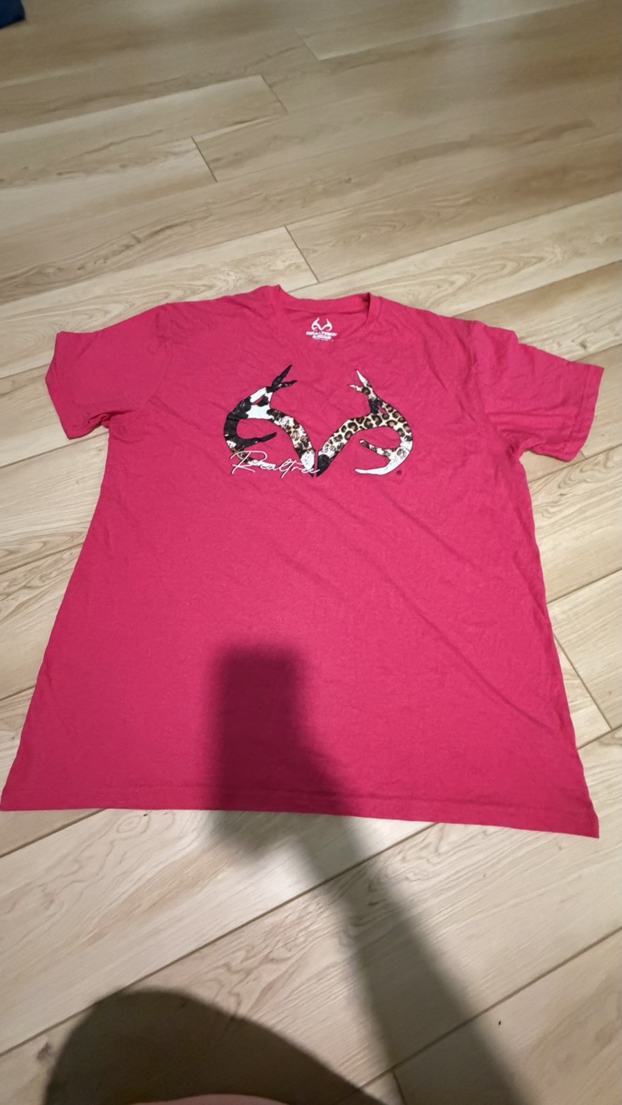 Realtree Men’s Red Deer Graphic Logo Crew Neck Short Sleeve T-Shirt XL Regular gallery