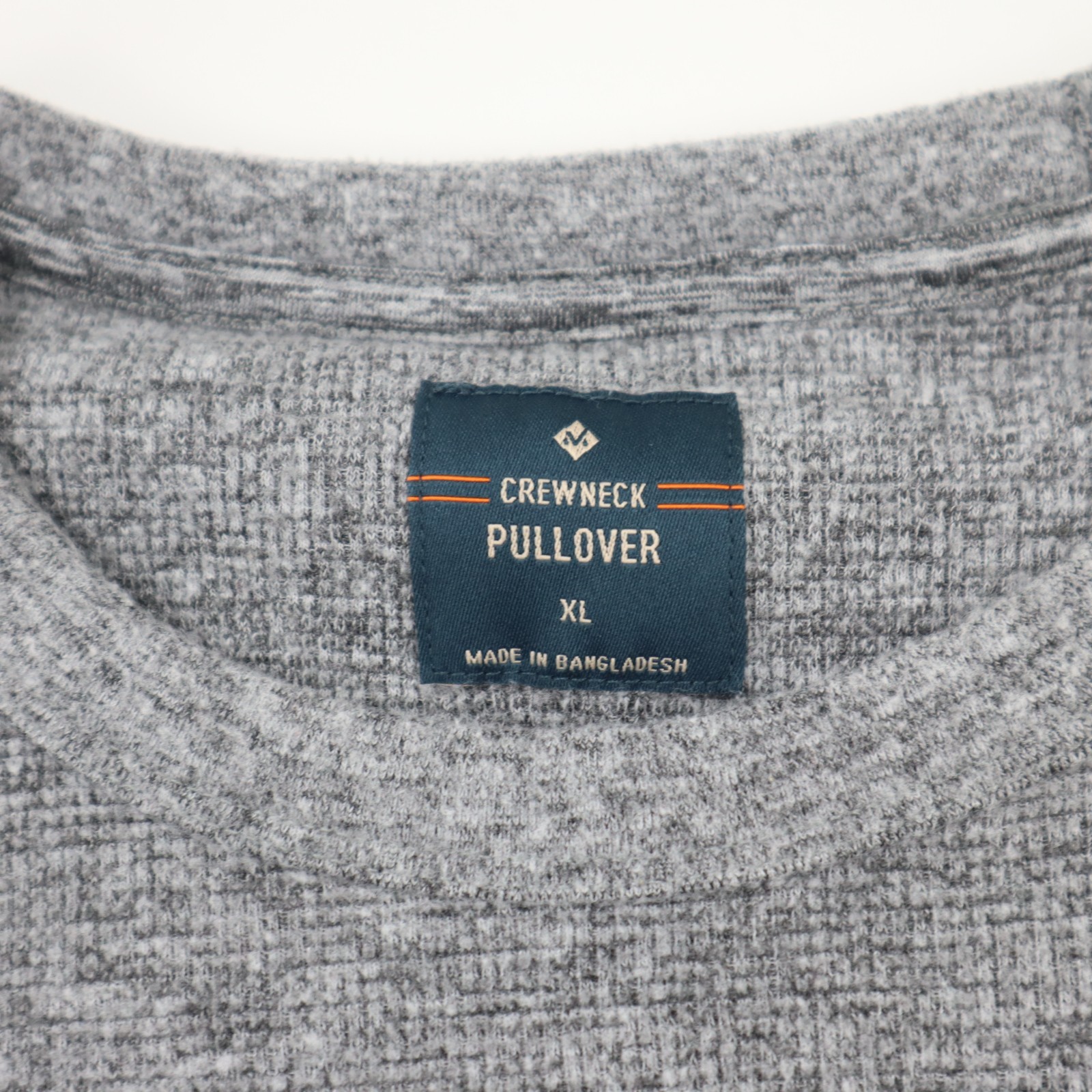 Members Mark Waffle Knit Thermal Shirt Mens XL Gray Crewneck Pullover Outdoor gallery
