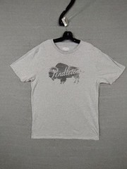 Pendleton Shirt Mens Small Gray Buffalo Bison Graphic Tee Soft Casual Outdoors