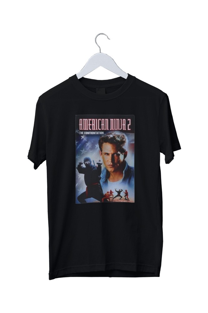 American Ninja 2 The Confrontation Movie Poster T-Shirt Mens S M L XL 2 3 4 XL