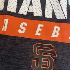 San Francisco Giants Basebal Men 2XLl Black Gray T-Shirt MLB Genuine Merchandise
