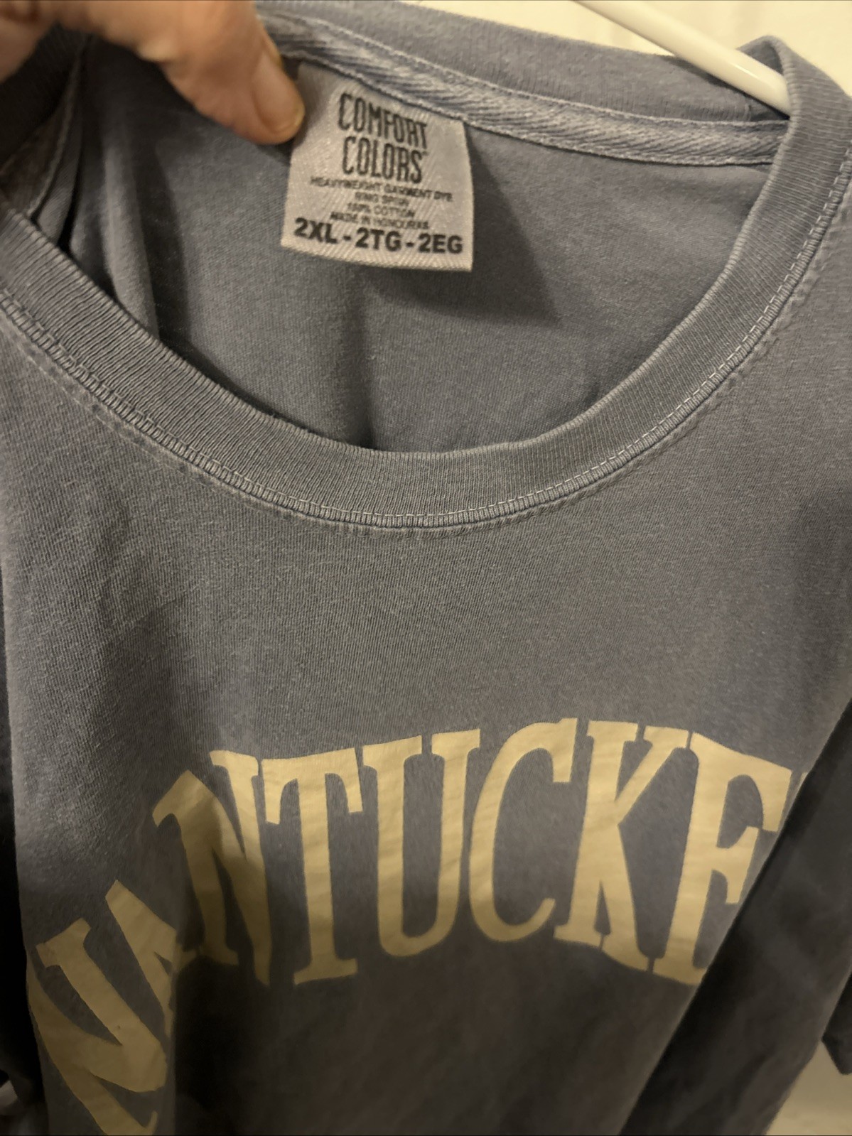 VTG NANTUCKET ISLAND MENS 2XL CAPE COD BLUE T-SHIRT COMFORT COLORS GUC gallery