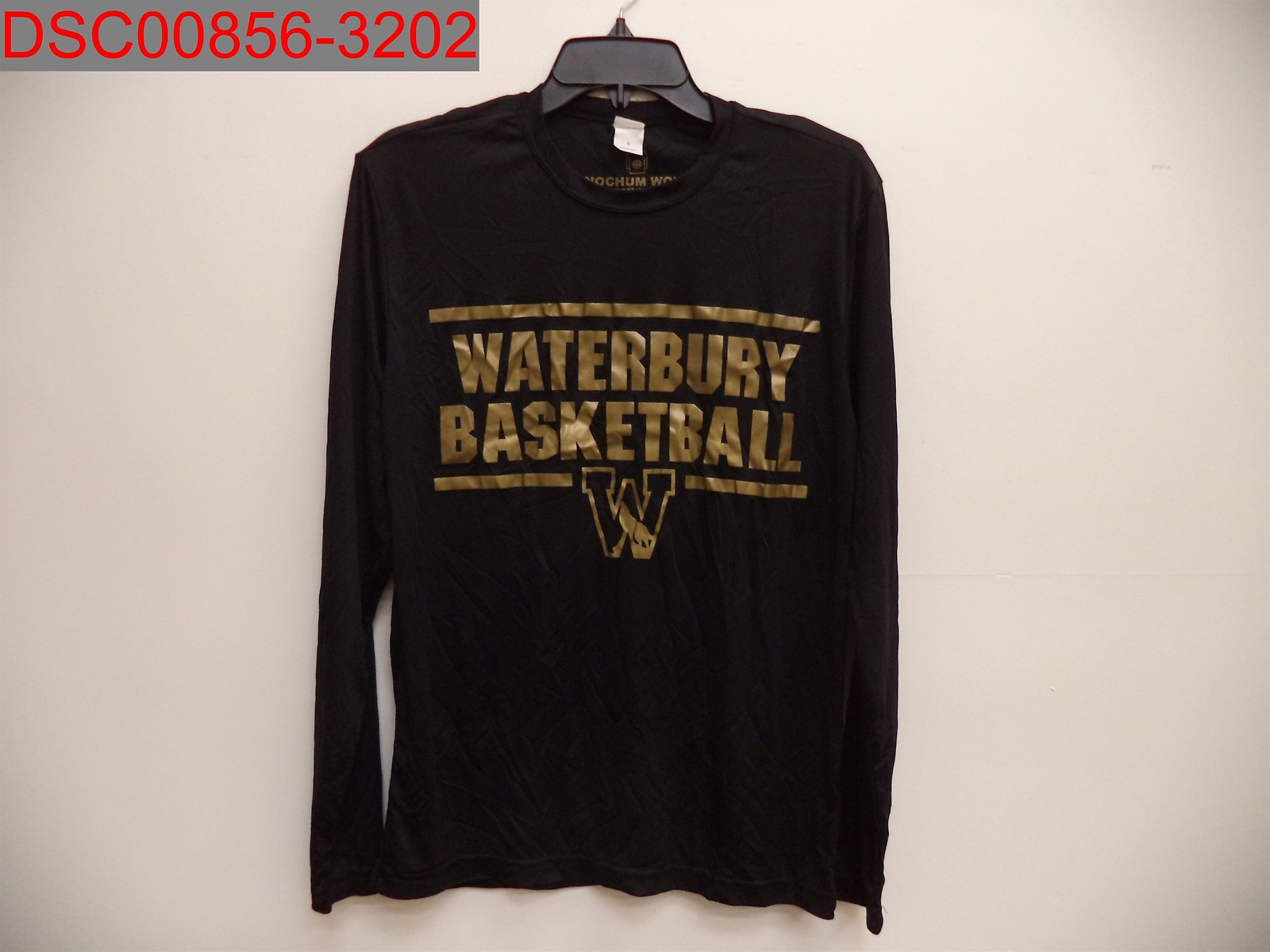 SportTek Adult Black Waterbury Basketball LongSleeve PosiCharge Competitor Tee S gallery