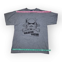 Vintage B&C Collection Star Wars Galactic Empire Gray T-Shirt Size Med
