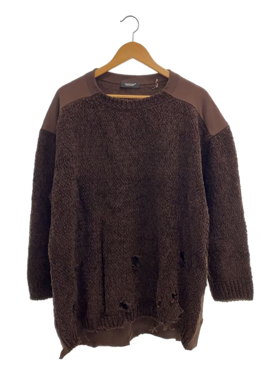 UNDERCOVER Knit Sweater (Heavyweight) Size 4 Wool BRW UC2C4912 23AW Nylon Wool K gallery