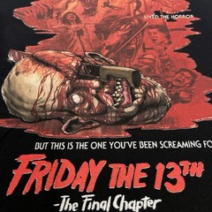 Friday The 13th The Final Chapter Large T Shirt- See Photos. Jason Voorhees