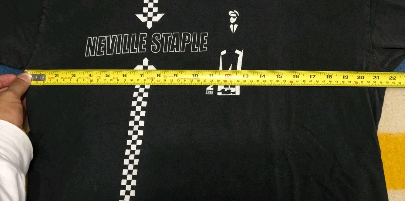 VTG Y2K 2 Tone Records Neville Staple The Specials Ska Music Promo T-Shirt L gallery