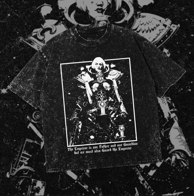 Adepta Sororitas Sister Of Battle 40K Gothic Comfort Colors T-Shirt gallery