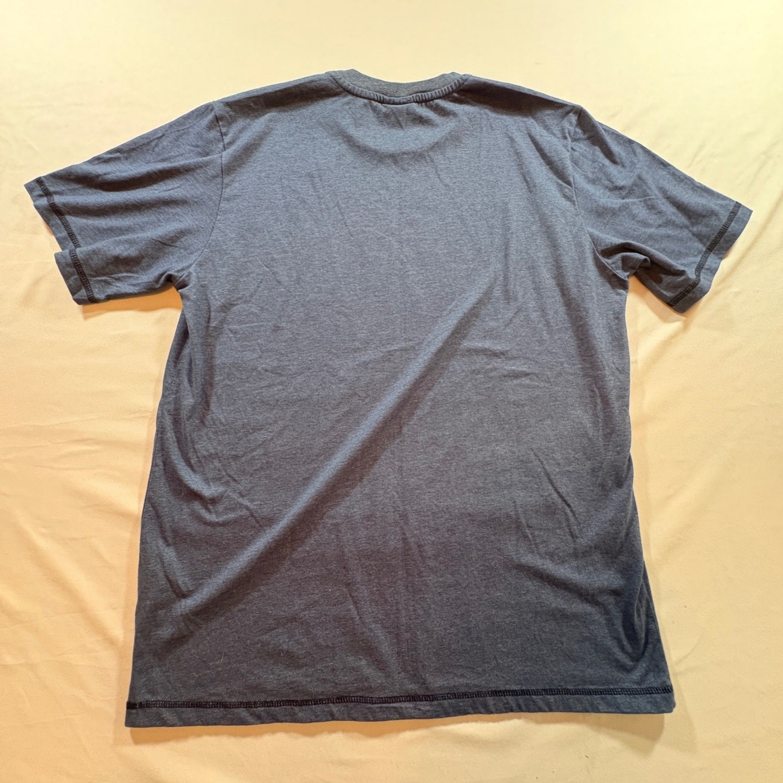 Paris France Universite Graphic T-Shirt Mens Large Navy Blue Cotton Blend Tee gallery