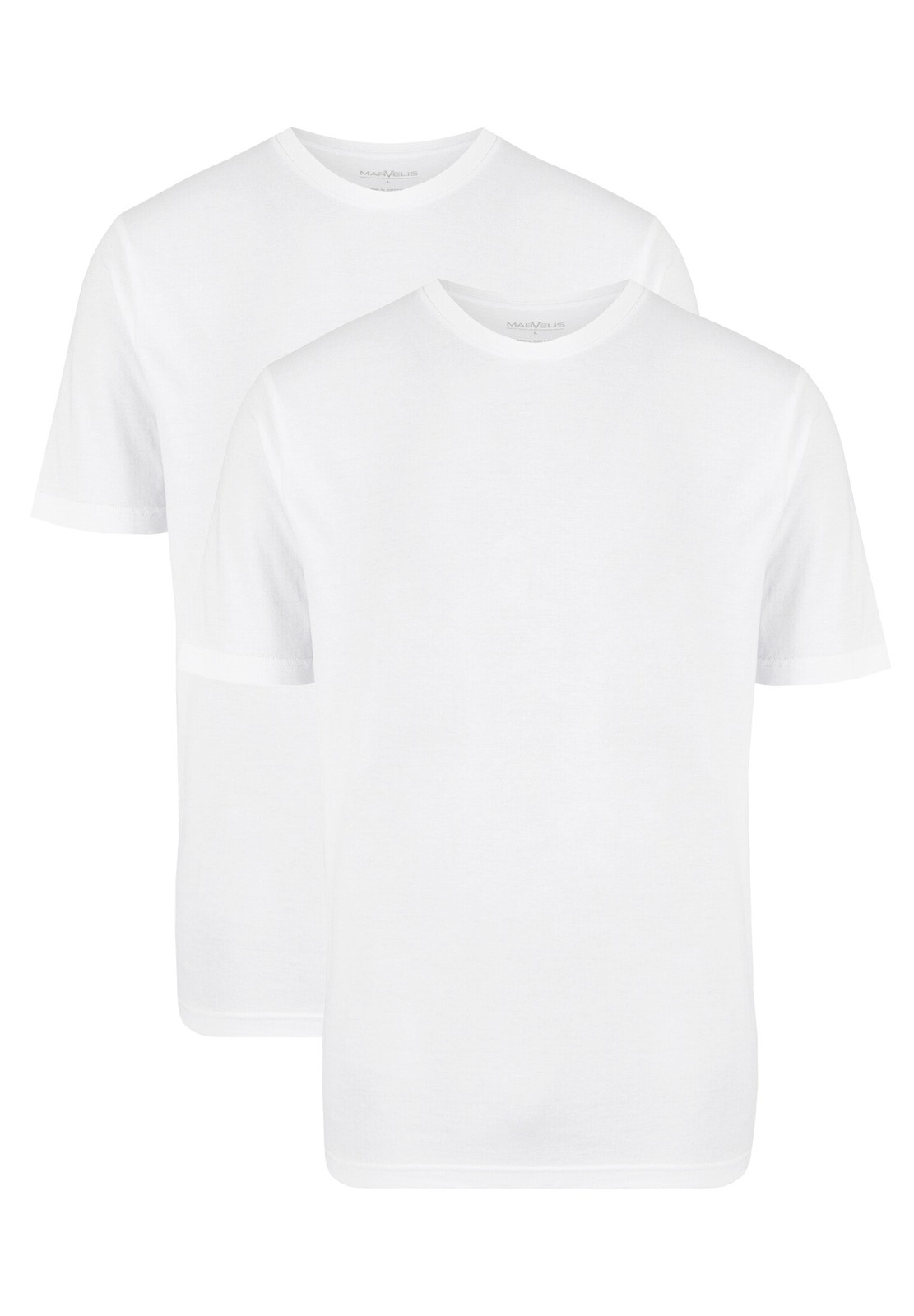 Marvelis Men’s T-Shirt Twin Pack – Modern Fit – Crew Neck