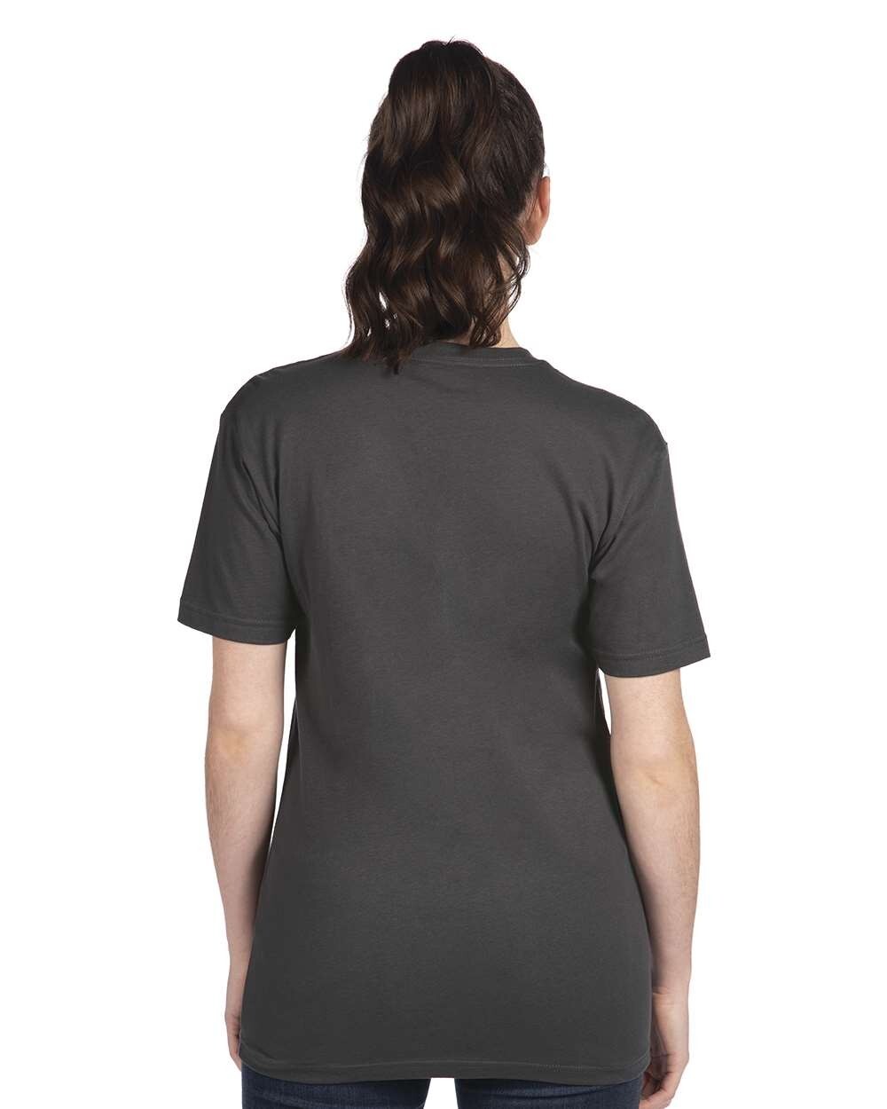 Next Level Apparel 3600 XL Heavy Metal Grey Cotton Shirt Unisex Men and Women gallery