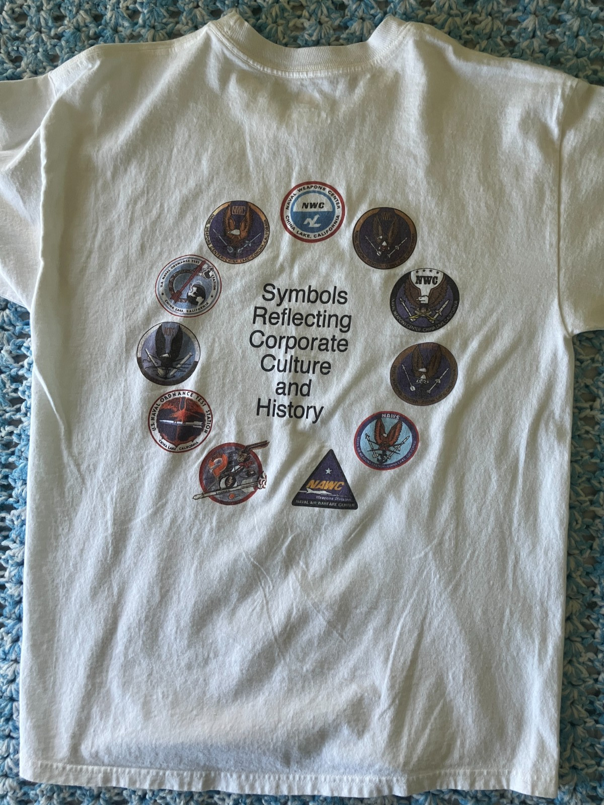 China Lake Naval Weapons Center Historical Patches T-shirt Size Medium gallery