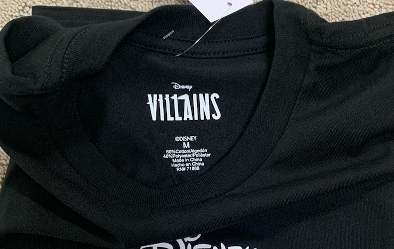 Disney Villains T-Shirt Adult M – Black Graphic Tee – Official Movie Logo – NWT gallery