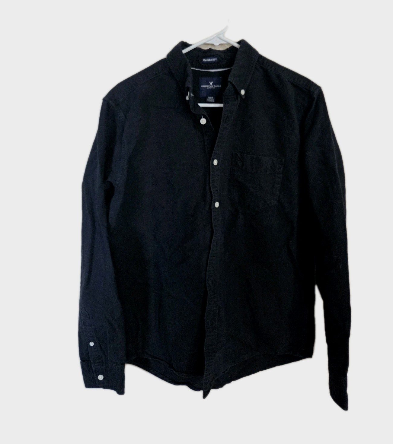 American Eagle Black Shirt For Men, Size Medium gallery