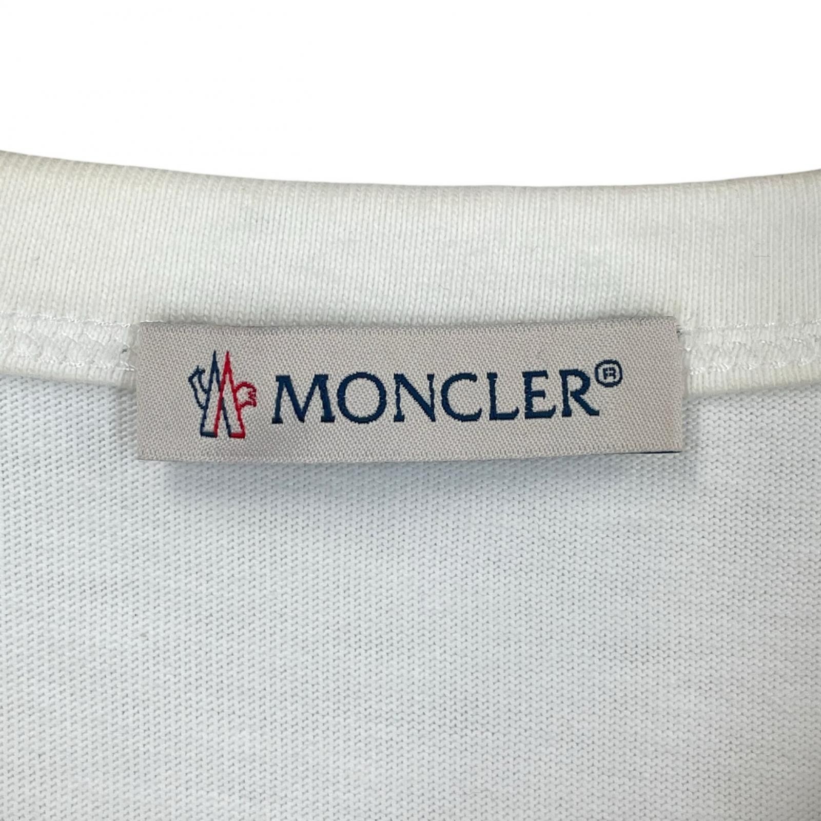MONCLER S MENS Short sleeve T-shirt White Model F10918C70410 8390T gallery