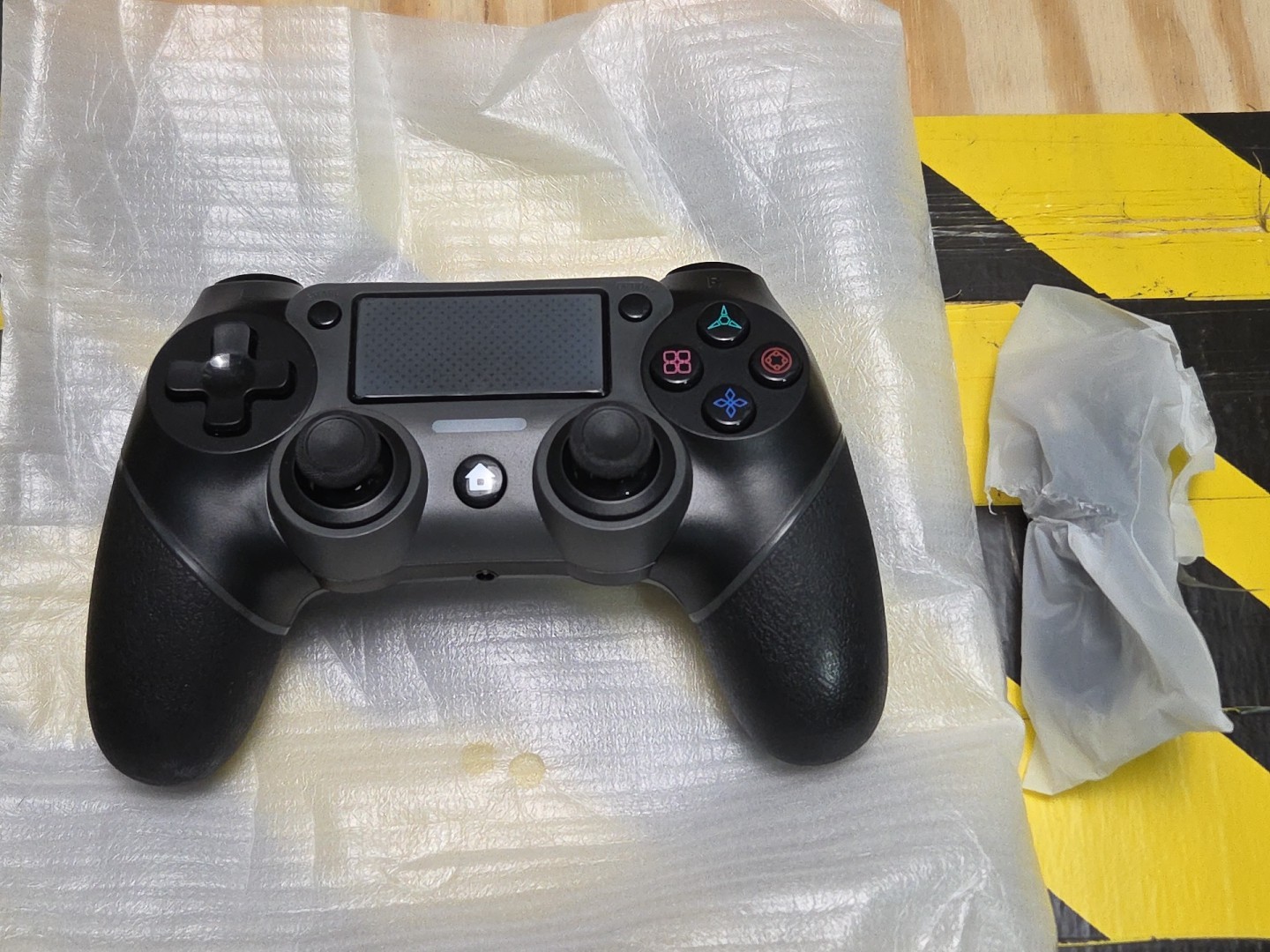 Wireless Controller for PS4, Wired P-4 Pro Controller with Paddles, Black P-4