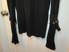 Vintage Tripp NYC Studs Chains Bondage Punk Goth Emo Daang Goodman EUC Black Lge