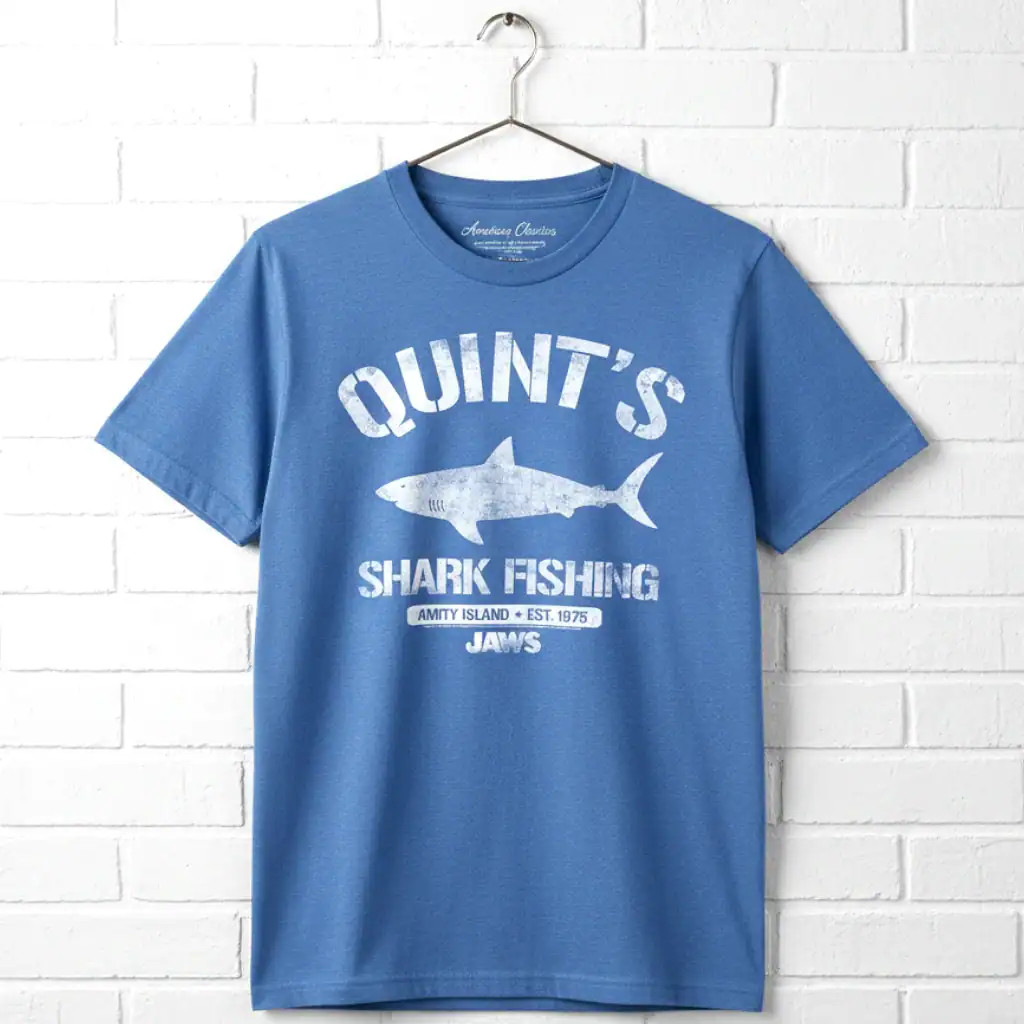 Jaws Quint’s Shark Fishing Men’s T Shirt