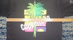 Vintage 90s Coppertone Sunscreen Shirt Black Vibrant Single Stitch Mens Large