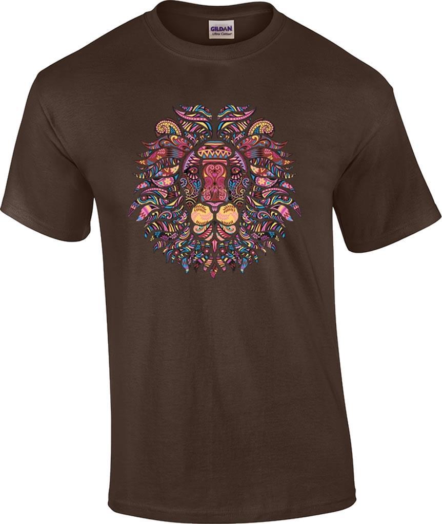 Mosaic Lion Safari Wildlife Lions T-Shirt gallery
