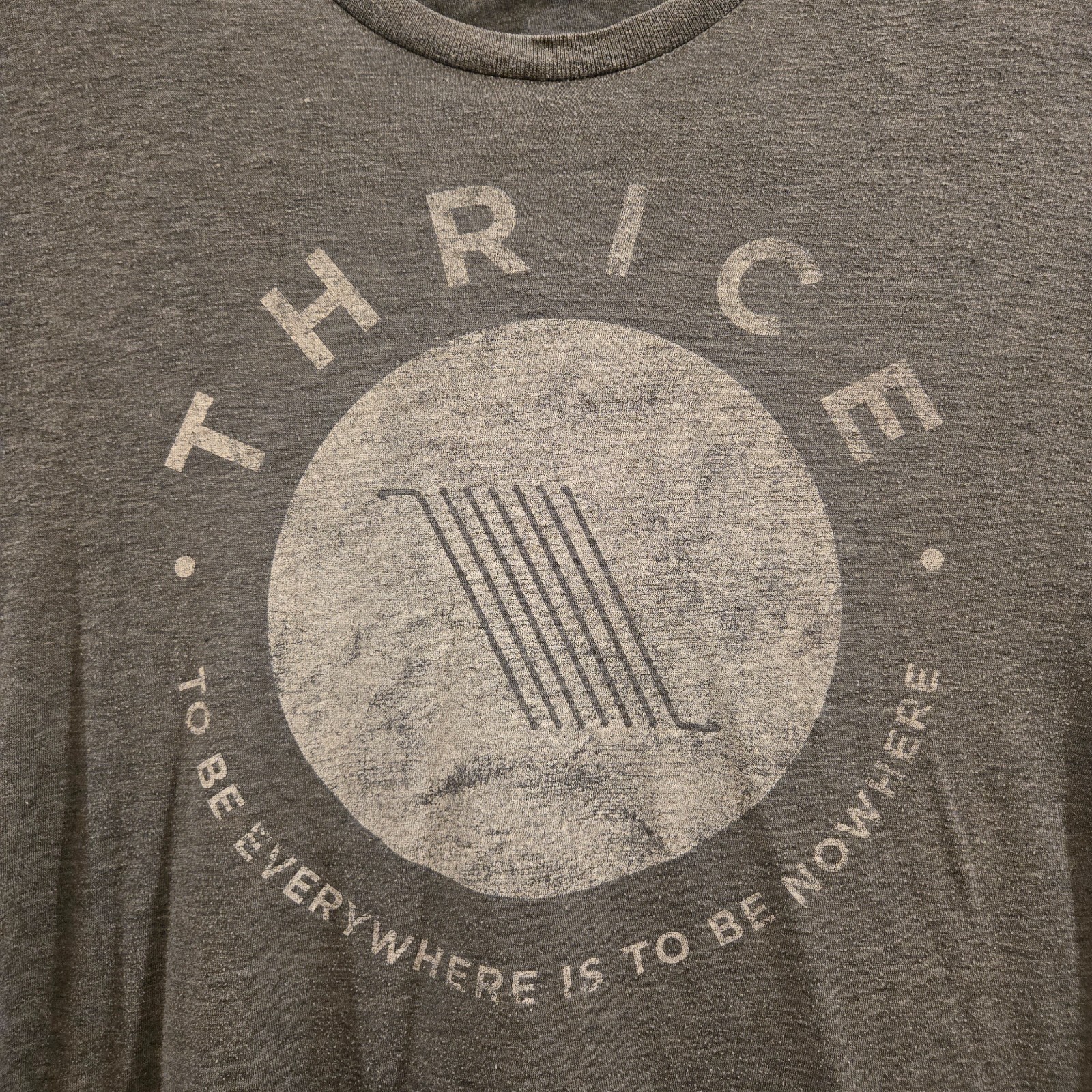 THRICE To Be Everywhere is to Be Nowhere Tour Concert Shirt Sz XL Rock Band Y2K gallery