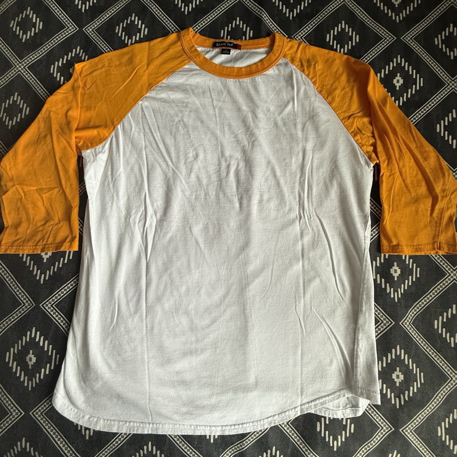 BAD NEWS BEARS Chico’s Bail Bonds Baseball Movie Raglan Shirt. LARGE Preowned NV gallery