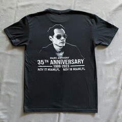 2023 Marc Anthony Live Concert Miami Florida T Shirt Adult Small Black 35th Year